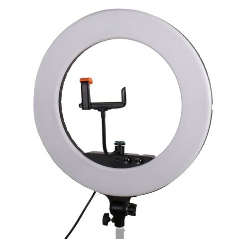 StudioKing LED Ringlampe Set LED-480ASK mit Stativ