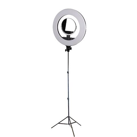 StudioKing LED Ringlampe Set LED-480ASK mit Stativ