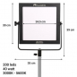 Preview: Falcon Eyes Bi-Color LED Lampe LED-Studiolampe Sophiez SO-40TD auf 230V