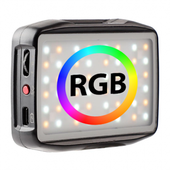 Falcon Eyes RGB LED Kameralampe PockeLite F7 Mini