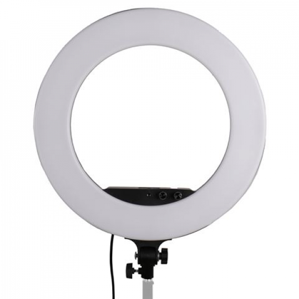 StudioKing LED Ringlampe Set LED-480ASK mit Stativ